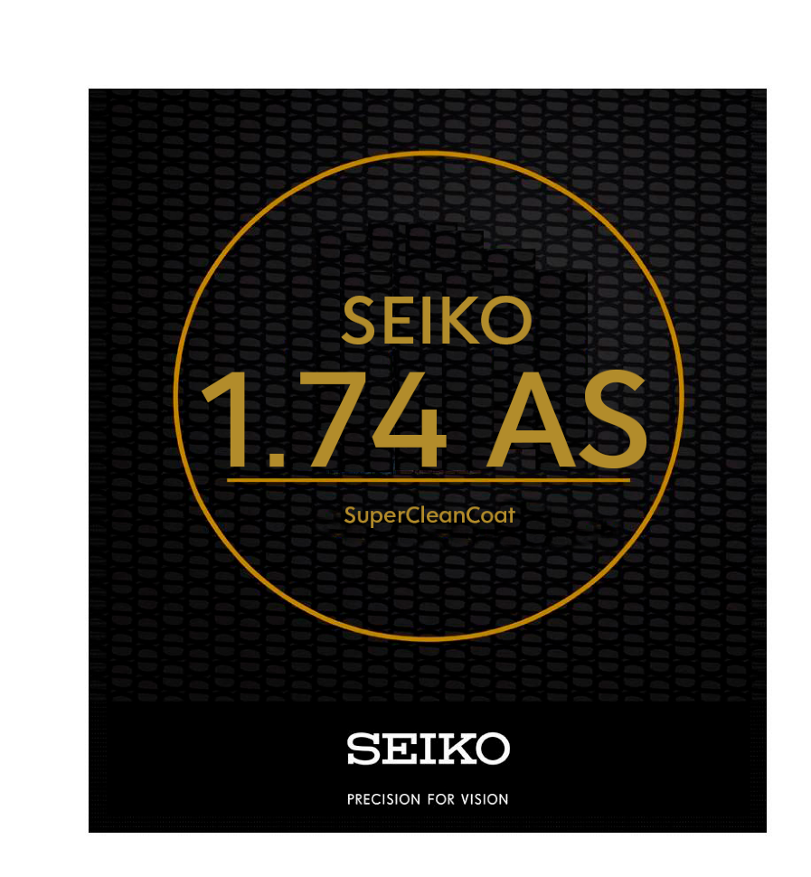 u00029312_seiko_174_scc.png Лінзи для окулярів Seiko 1.74 AS Super Clean Coat (SCC) - Зображення 1