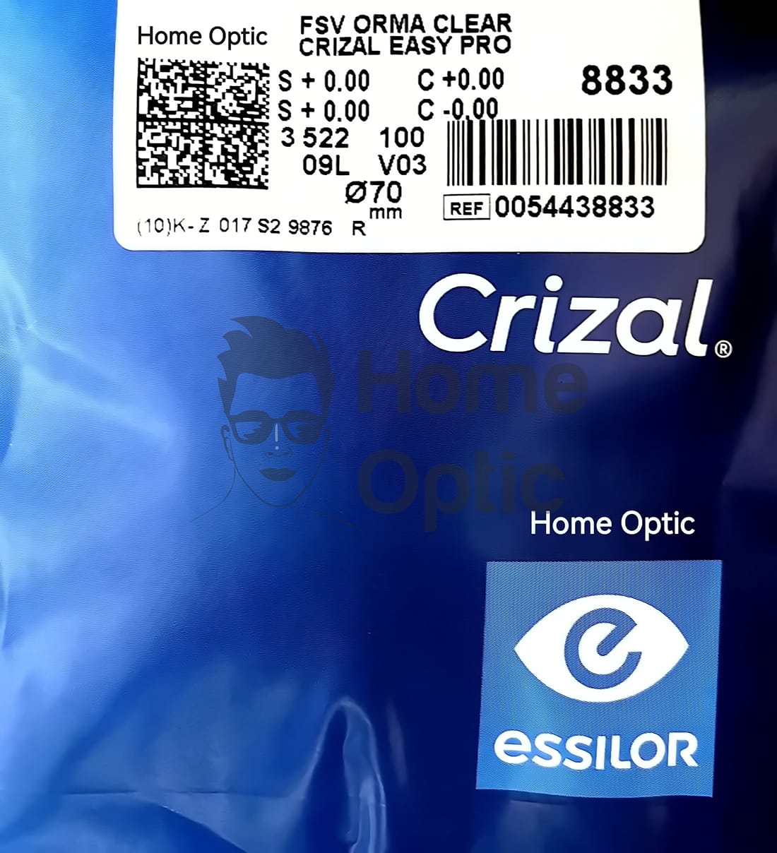 u00086459_clear_crizal_easy_pro.jpg Лінзи для окулярів Essilor 1.50 Orma Clear Crizal Easy Pro - Зображення 1