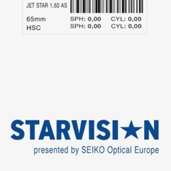 u00044666_starvision_jet_star_160_as_hsc.jpg Лінзи для окулярів Starvision Jet Star 1.60 AS HSC Astigmatic - Зображення 1